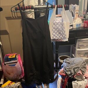 Tobi Black Midi Dress